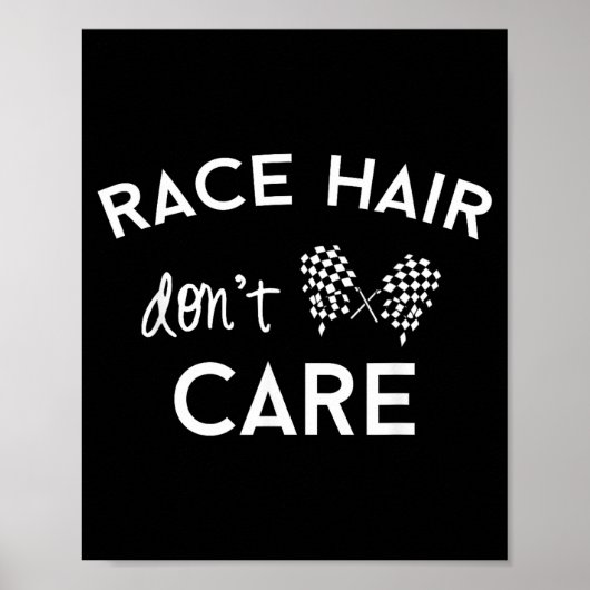 Race Hair Don't Care, Funny Girls Racing  ポスター (正面)