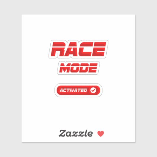 Race mode シール (シート)