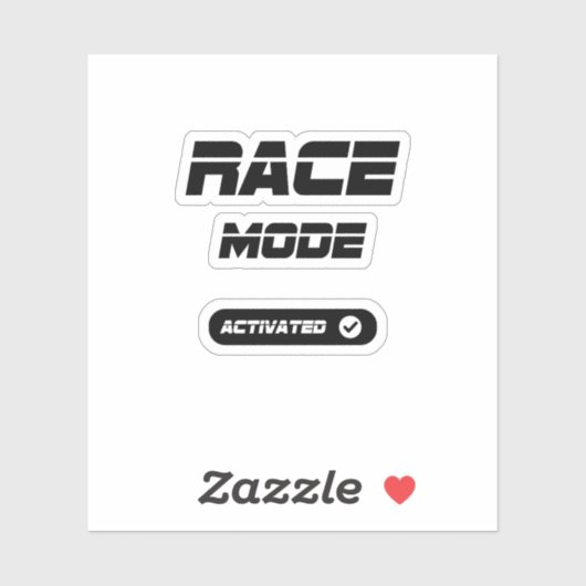 Race mode シール (シート)