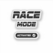 Race mode シール (正面)