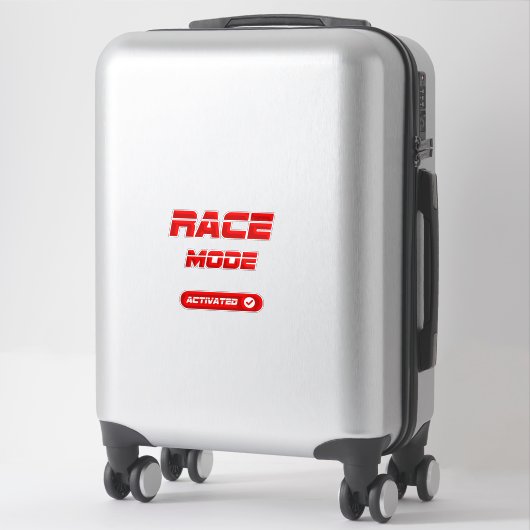 Race mode シール (スーツケース)