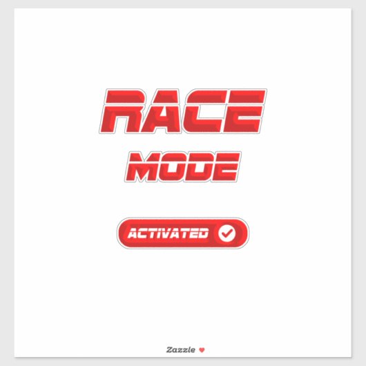 Race mode シール (シート)