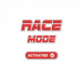 Race mode シール (正面)