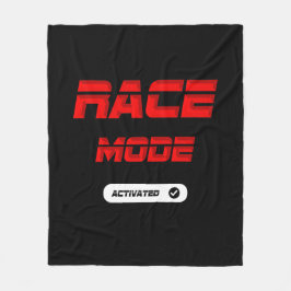 Race mode red フリースブランケット