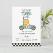 Race On Over – Car-Themed Birthday Invite 招待状 (スタンド正面)