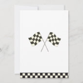 Race On Over – Car-Themed Birthday Invite 招待状 (裏面)