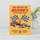 Race on Over Cars Birthdayパーティー 招待状 (スタンド正面)