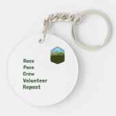 Race Pace Crew Volunteer Repeat キーホルダー (裏面)