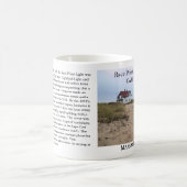 Race Point Light house, Cape Cod, Massachusetts Mu コーヒーマグカップ (中央)