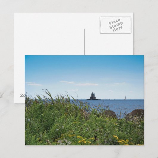 Race Rock Light - Fishers Island, NY ポストカード (正面/裏面)