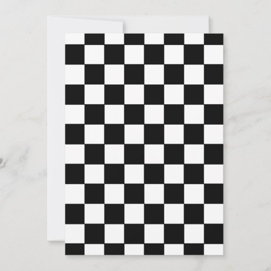 Race to Celebrate! Custom 1st Birthday 招待状 (裏面)