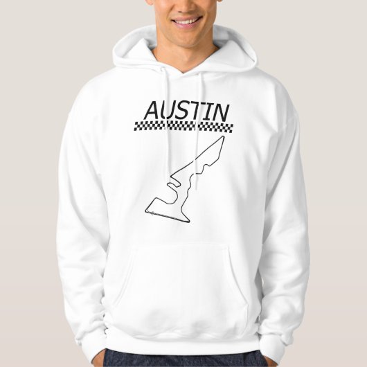 Race Track in Austin パーカ (正面)