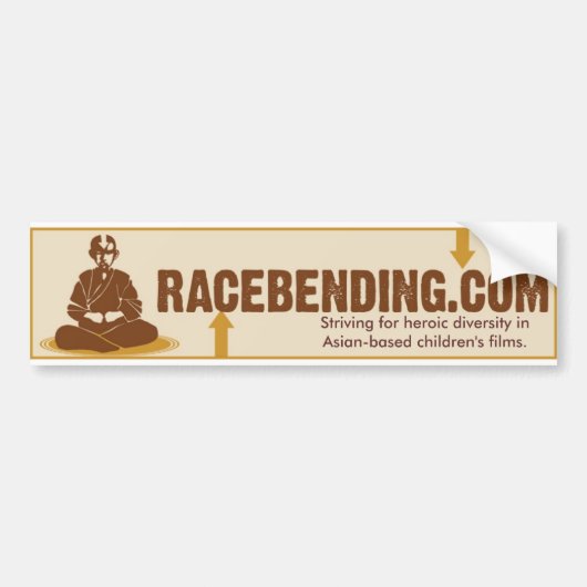 racebending.com バンパーステッカー (正面)