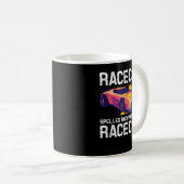 Racecar Spelled Backwards – カーレーサー整備士Rac コーヒーマグカップ (正面右)