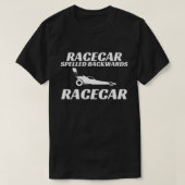 Racecar Spells Backwards Racecar Collab with RBPro Tシャツ (デザイン正面)