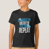 RaceEm FixEm RCカー Tシャツ (正面)