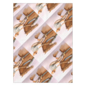 RaceHorseおよびJockeyWaterColor テーブルクロス (正面)