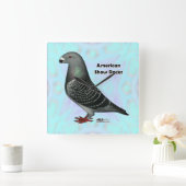 Racer ASRの表示 スクエア壁時計 (ホーム)