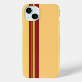 Racer Red on金ゴールドiPhone 6/6s、タフ iPhone 15 Miniケース