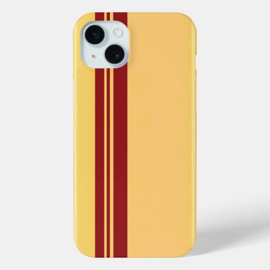 Racer Red on金ゴールドiPhone 6/6s、タフ Case-Mate iPhoneケース (裏面)