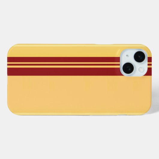 Racer Red on金ゴールドiPhone 6/6s、タフ Case-Mate iPhoneケース (裏面 (横))