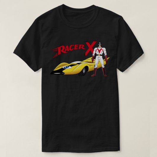Racer X Tribute to Original 60s Speed Racer Cartoo Tシャツ (デザイン正面)