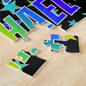 「RACHAEL」名、おもしろい「ハッピーバースデー」 ジグソーパズル (側面)