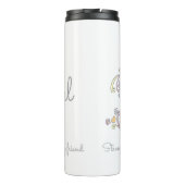 Rachael name meaning decorative letter R タンブラー (裏面)