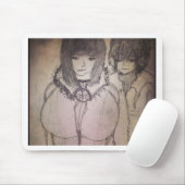 Rachealビッグ胸マンガアニメガール マウスパッド (マウス)