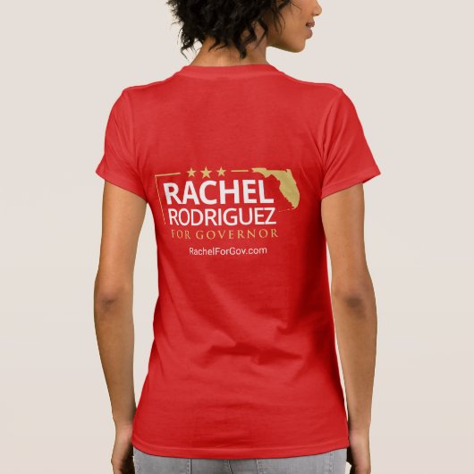 Rachel For Gov Tee F Tシャツ (裏面)