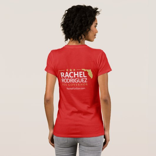 Rachel For Gov Tee F Tシャツ (裏面フル)
