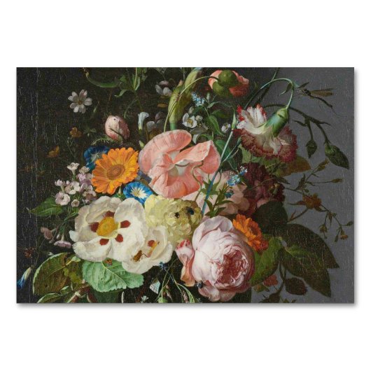Rachel Ruysch - Still Life with Flowers テーブルナンバー (正面)