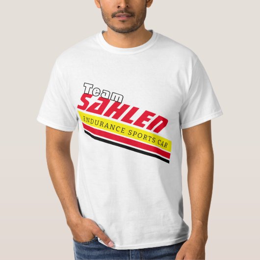 Racingか考えるそれについて Tシャツ (正面)