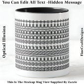 Racing Addict Hidden Message Funny Novelty 111B マグカップ