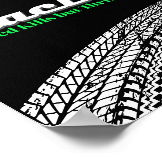 racing aesthetic design poster ポスター (角)