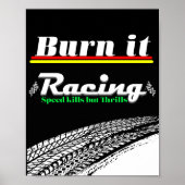 racing aesthetic design poster ポスター (正面)