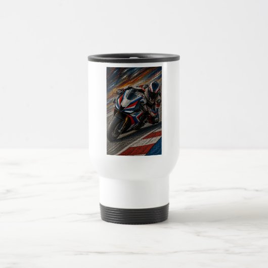 Racing Apex Superbike Mosaic Art マグカップ (中央)