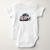 Racing Beetle Baby Bodysuit ベビーボディスーツ (裏面)