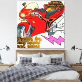 Racing Bike Art Speed キャンバスプリント (インサイチュ (寝室))