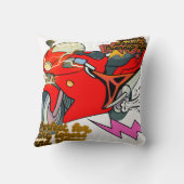 Racing Bike Art Speed クッション (裏面)