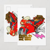 Racing Bike Art Speed シーズンポストカード (正面/裏面)