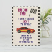 Racing Birthday  招待状 (スタンド正面)