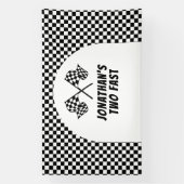 Racing Birthday Two Fast backdrop banner 横断幕 (縦)