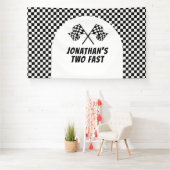 Racing Birthday Two Fast backdrop banner 横断幕 (インサイチュ)