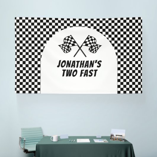 Racing Birthday Two Fast backdrop banner 横断幕 (トレードショー)