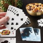  Racing Black Horse Portrait Minimalist トランプ (インサイチュ)