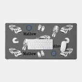 Racing car Desk Mat デスクマット (キーボード&マウス)