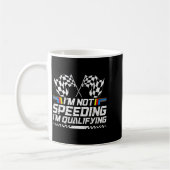 Racing Car Not Speeding Im Qualifying Race Men Kid コーヒーマグカップ (左)