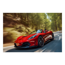 RACING CAR POSTER ポスター
