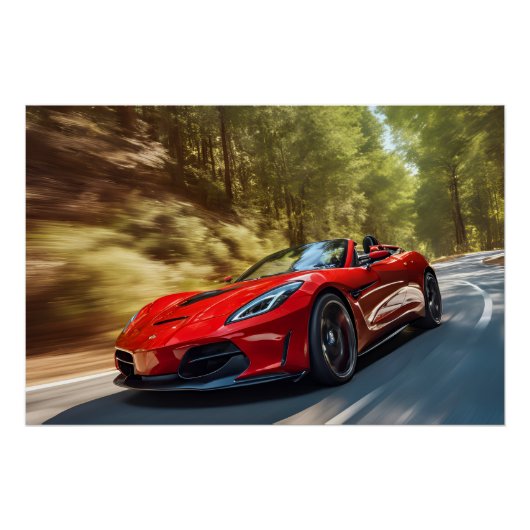 RACING CAR POSTER ポスター (正面)